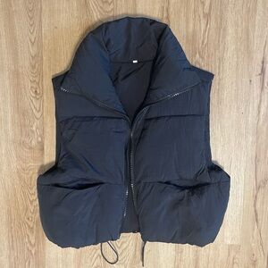 Black Puffer Vest